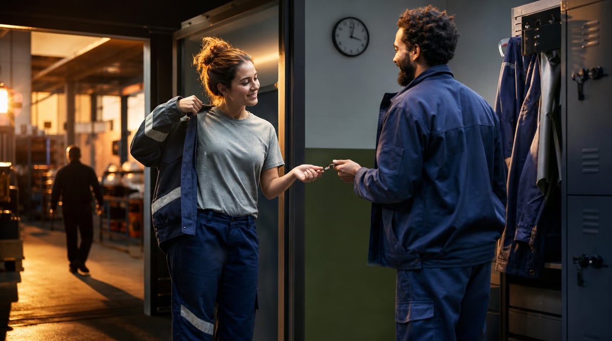 Shift Swapping: How to Let Employees Swap Shifts Without Losing Control Employees arranging a shift swap in a work schedule