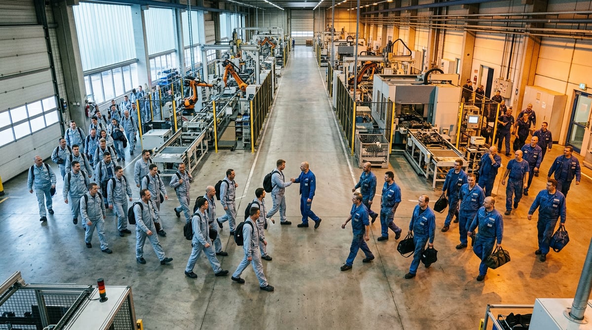 Manufacturing shift schedules and workforce planning in a production facility