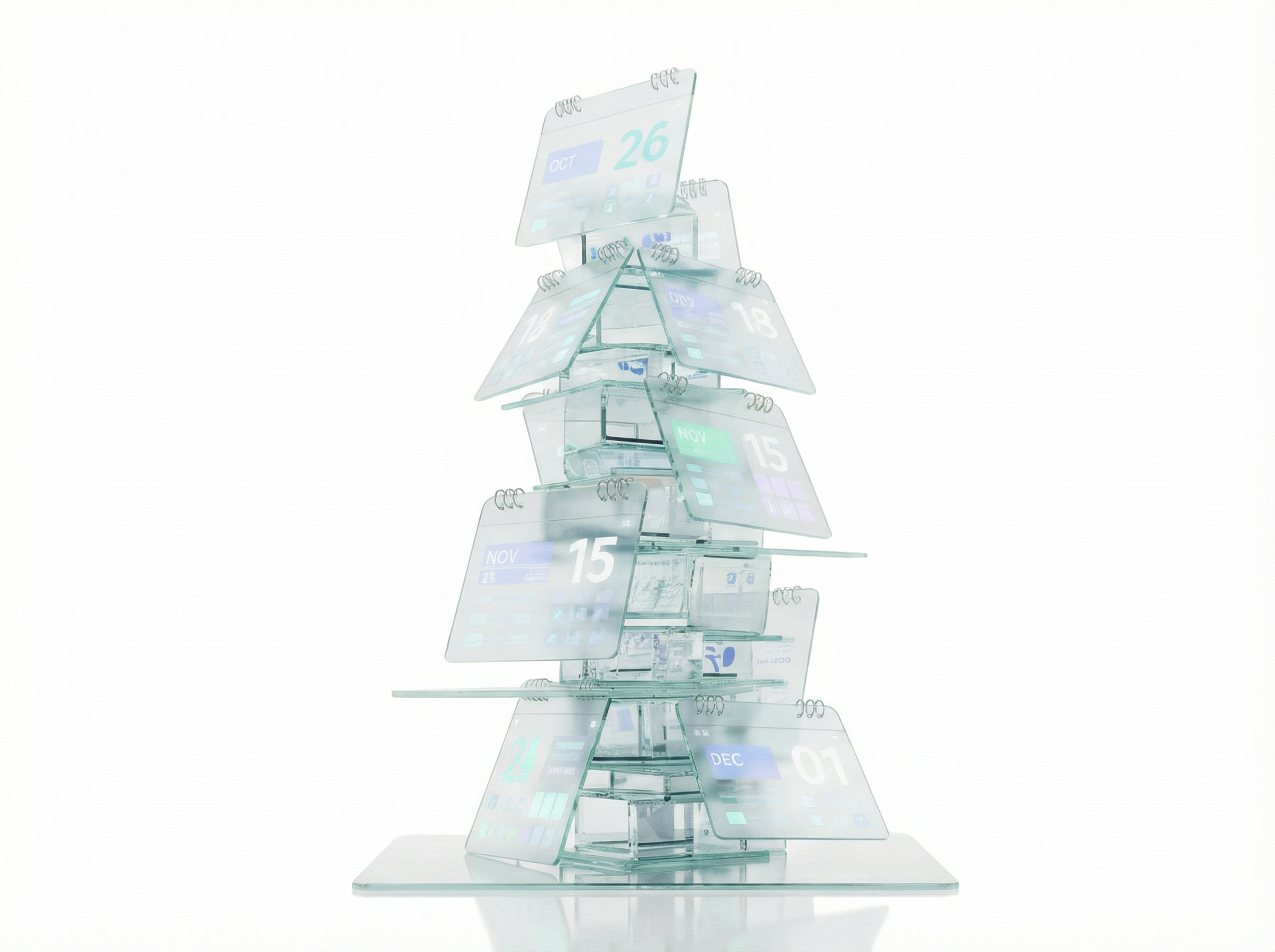 Work time calendar overview showing monthly working days and work hours by country and year