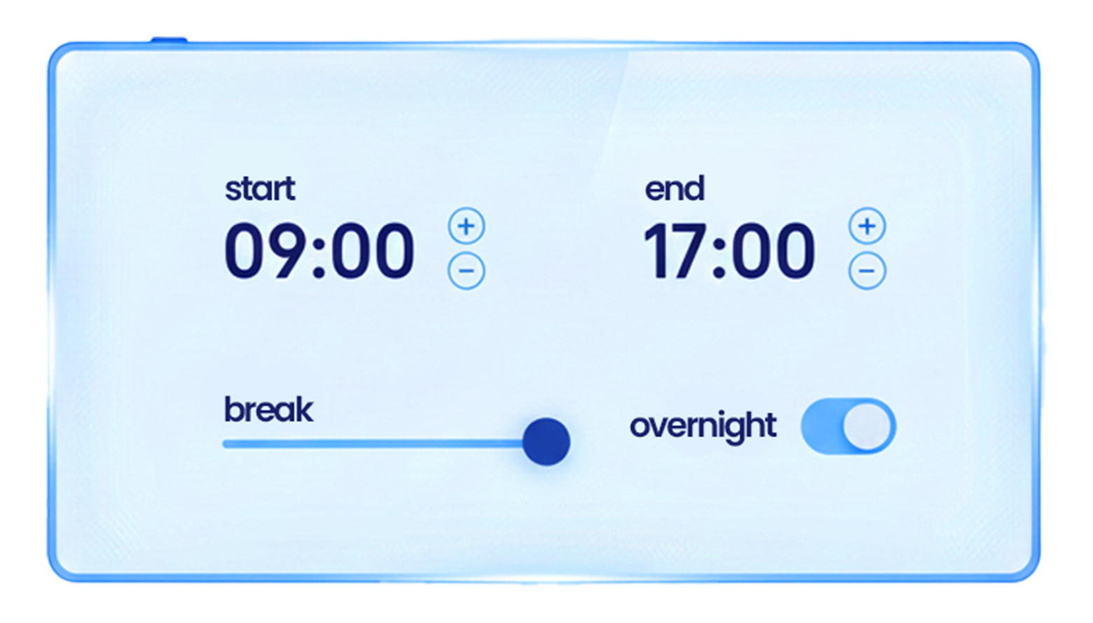 Daily time clock calculator illustration