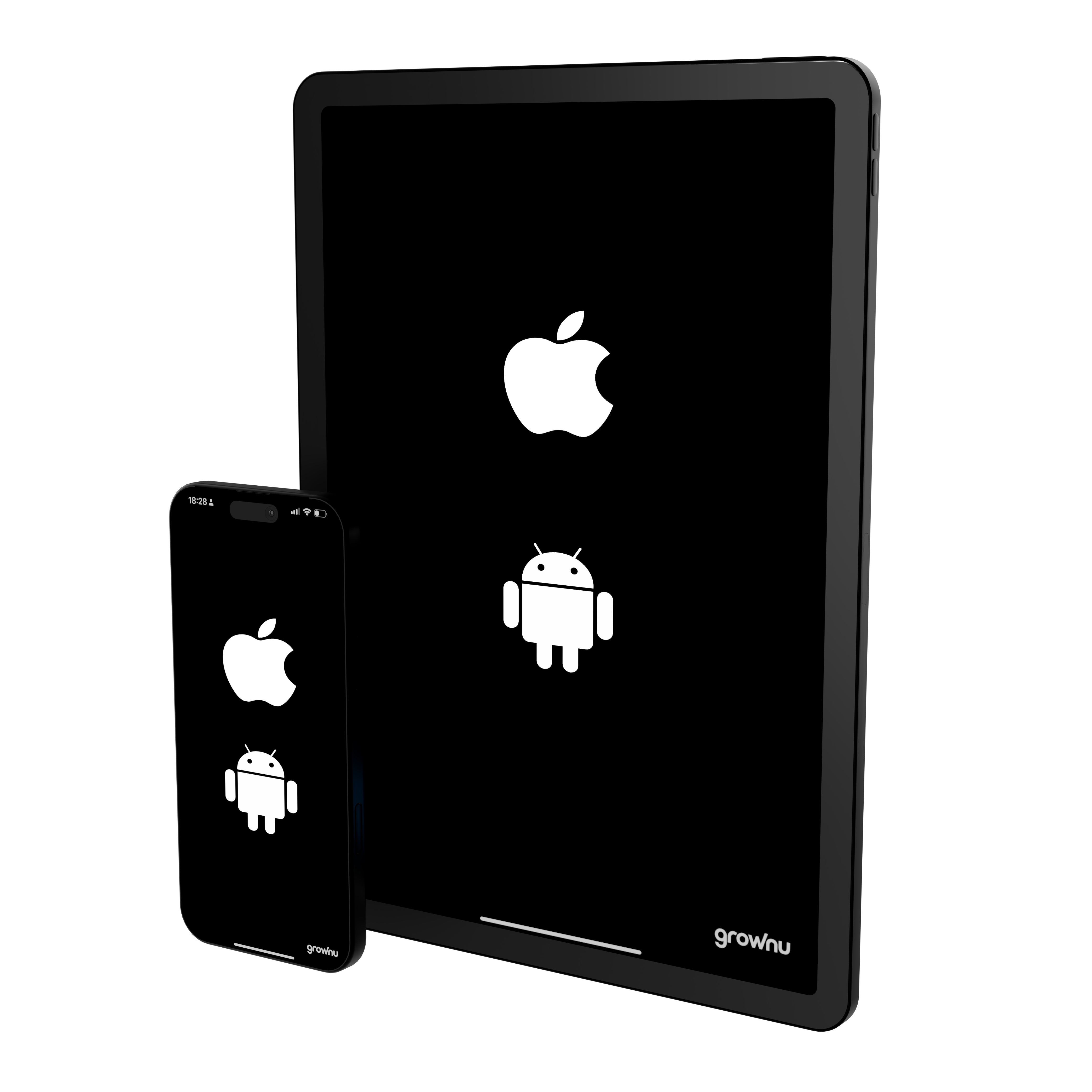 Mobile time clock terminal app on iOS and Android devices