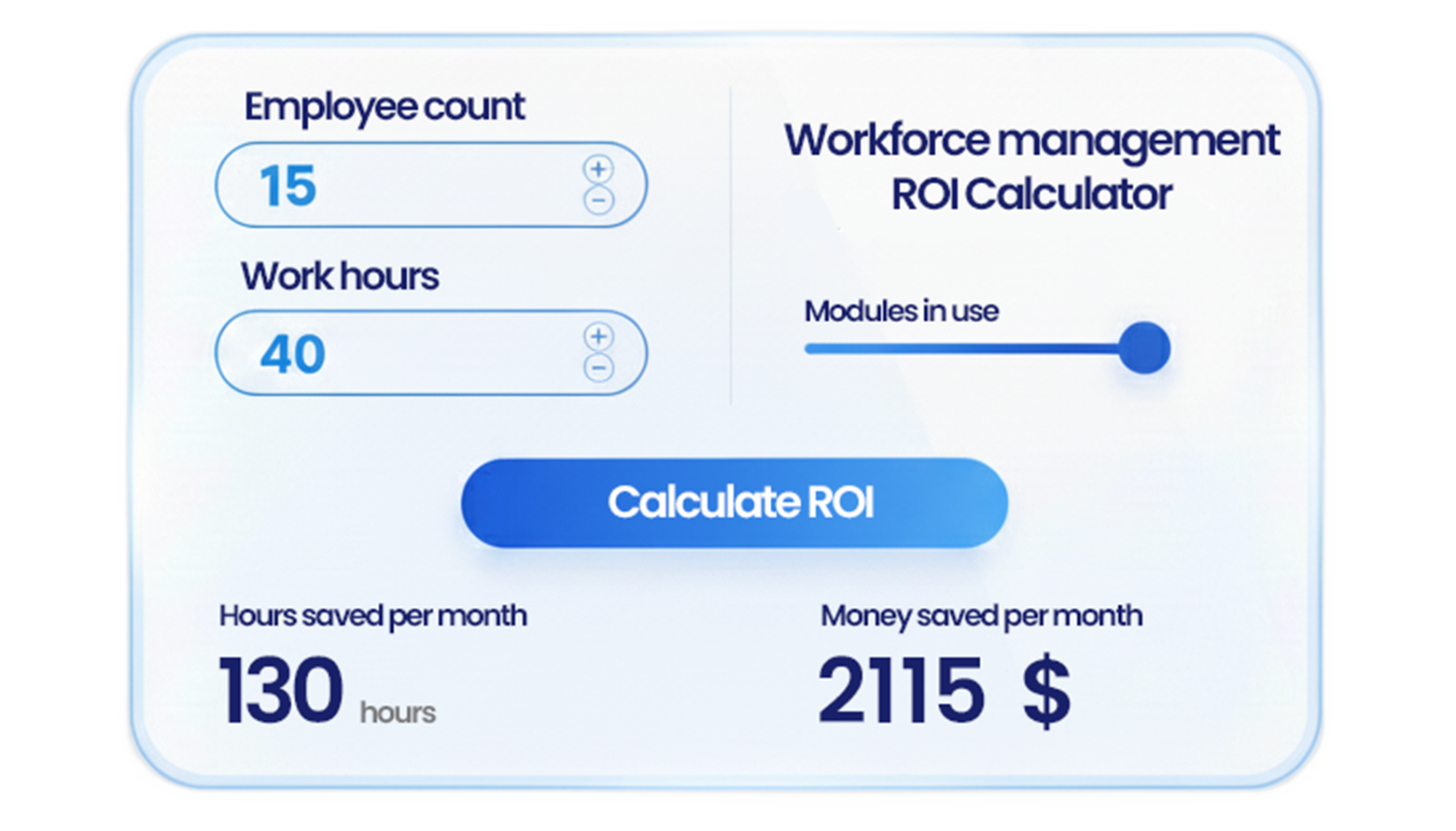 Time tracking ROI calculator illustration